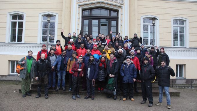 MBA group photo at their Outdoor Day