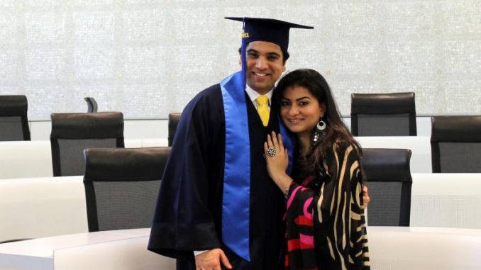 Gaurav Deshpande on graduation day