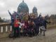 group photo of students in fron of berlin cathedral