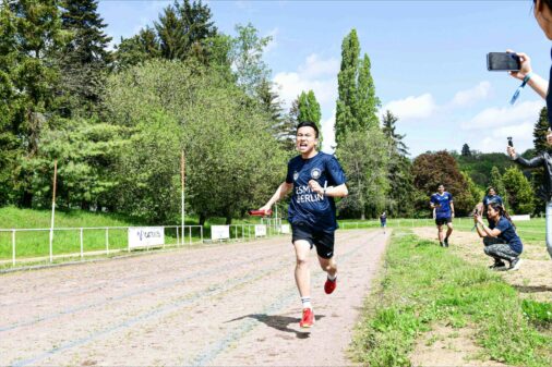 James Lam running track